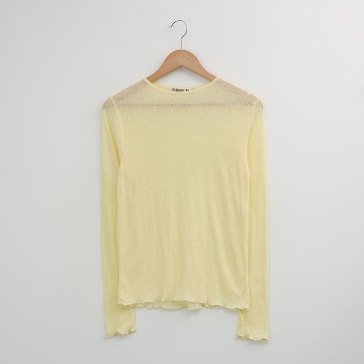 The Fine.b - Korean Women Fashion - #momslook - Mint Ribbed Tee - 6