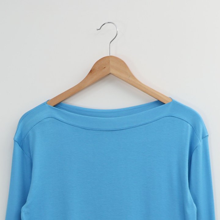 The Fine.b - Korean Women Fashion - #momslook - Boat Neck Tee - 10