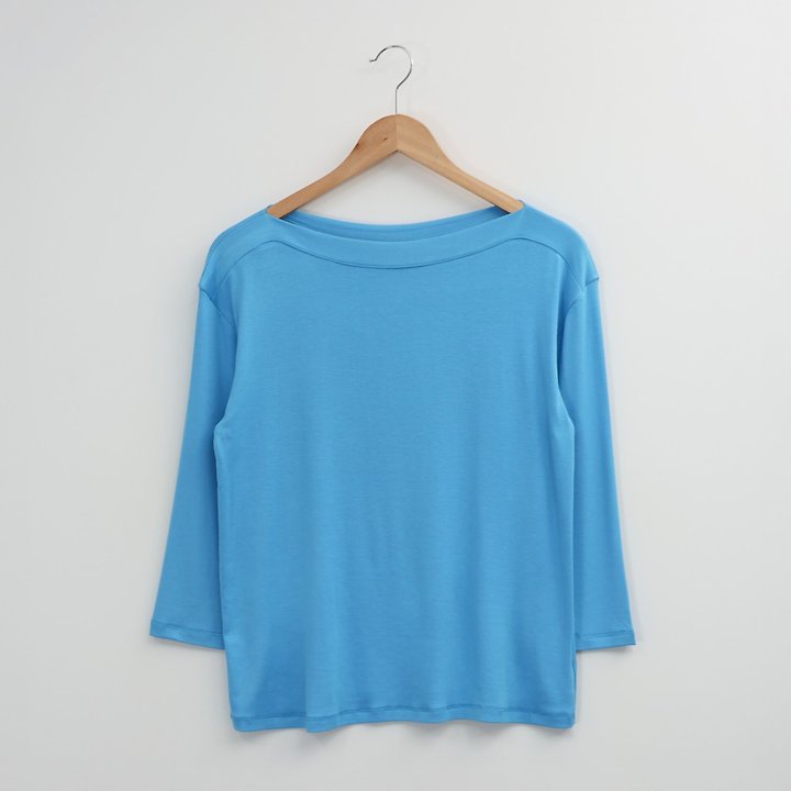 The Fine.b - Korean Women Fashion - #womensfashion - Boat Neck Tee - 4