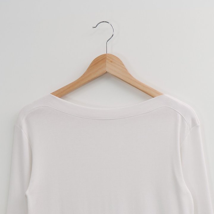 The Fine.b - Korean Women Fashion - #momslook - Boat Neck Tee - 8