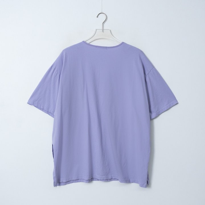 The Fine.b - Korean Women Fashion - #womensfashion - Over U-Neck Tee - 4