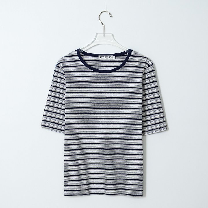 The Fine.b - Korean Women Fashion - #momslook - Kiki Striped Tee - 4