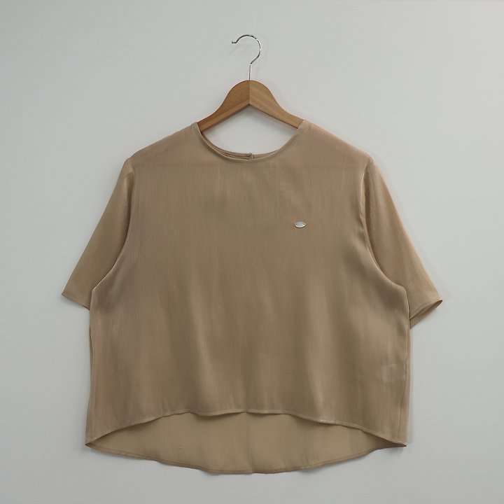 The Fine.b - Korean Women Fashion - #momslook - Metallic Blanc Blouse - 5