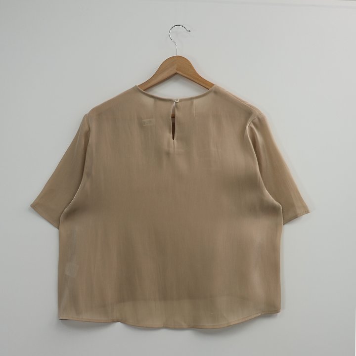 The Fine.b - Korean Women Fashion - #momslook - Metallic Blanc Blouse - 9