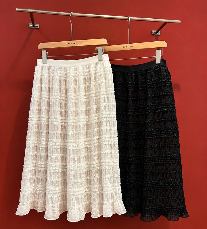 The Fine.b - Korean Women Fashion - #momslook - Via Che Skirt