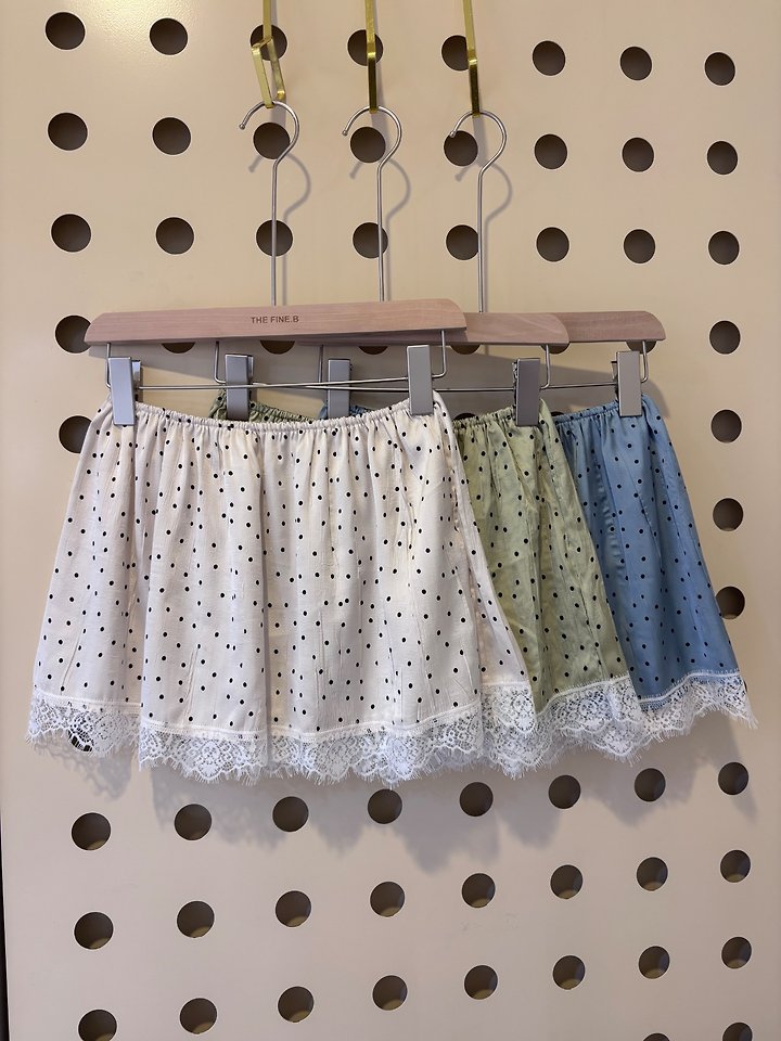 The Fine.b - Korean Women Fashion - #momslook - Dot Wrap Skirt