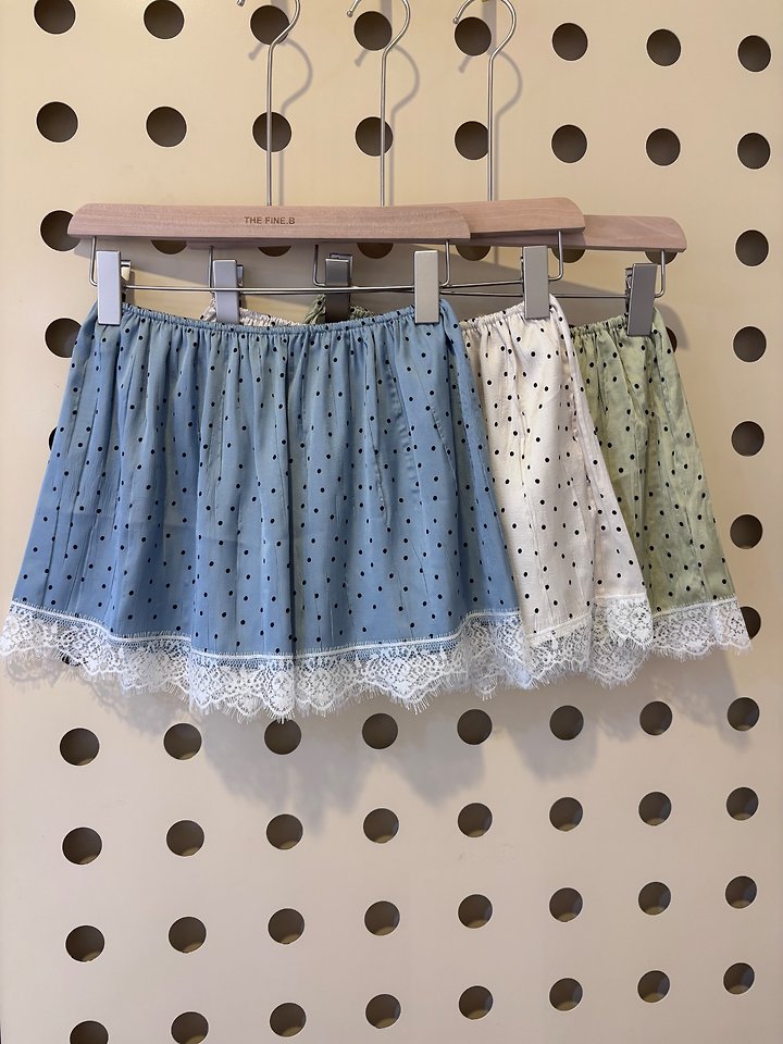 The Fine.b - Korean Women Fashion - #momslook - Dot Wrap Skirt - 3