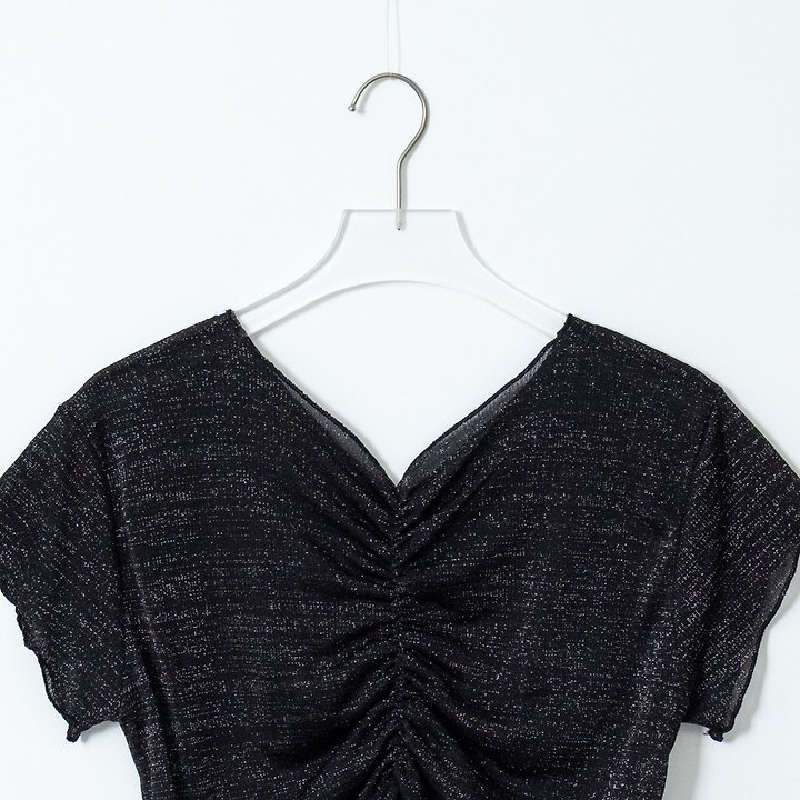 The Fine.b - Korean Women Fashion - #pursuepretty - Metallic Tee - 11