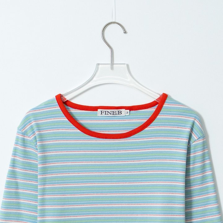 The Fine.b - Korean Women Fashion - #pursuepretty - Kiki Striped Tee - 9