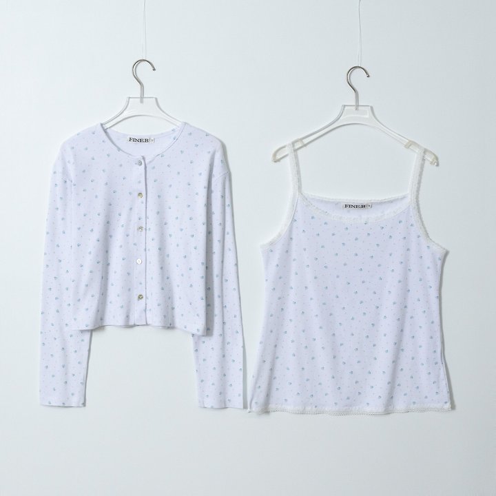 The Fine.b - Korean Women Fashion - #restrostyle - Flower Set - 4