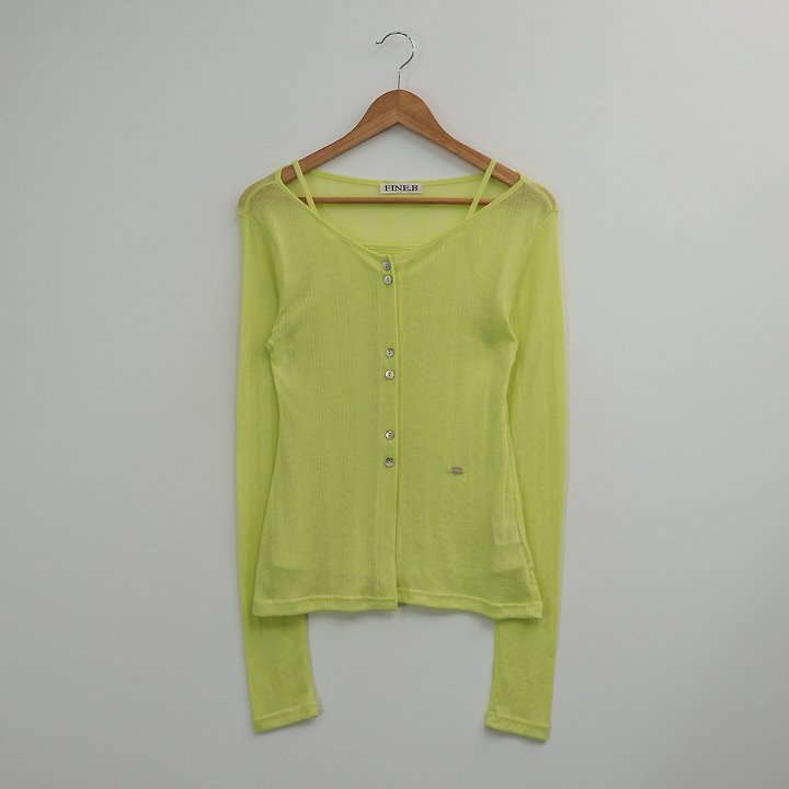 The Fine.b - Korean Women Fashion - #romanticstyle - Double Cardigan - 3
