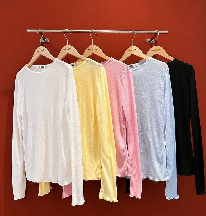 The Fine.b - Korean Women Fashion - #womensfashion - Mint Ribbed Tee