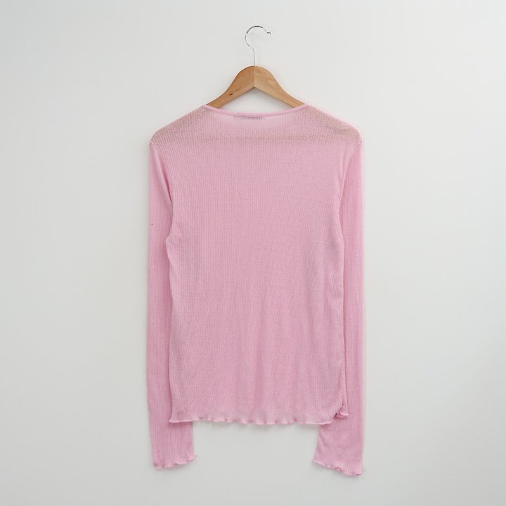 The Fine.b - Korean Women Fashion - #womensfashion - Mint Ribbed Tee - 5