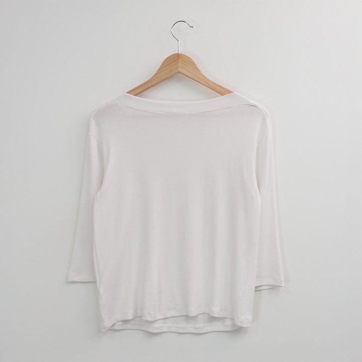 The Fine.b - Korean Women Fashion - #womensfashion - Boat Neck Tee - 7