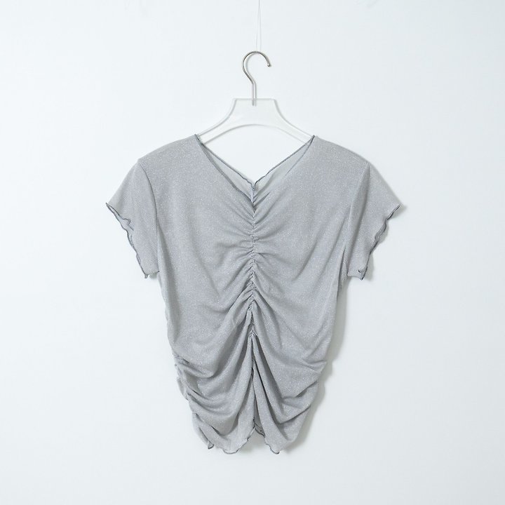 The Fine.b - Korean Women Fashion - #momslook - Metallic Tee - 4