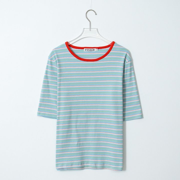 The Fine.b - Korean Women Fashion - #womensfashion - Kiki Striped Tee - 6