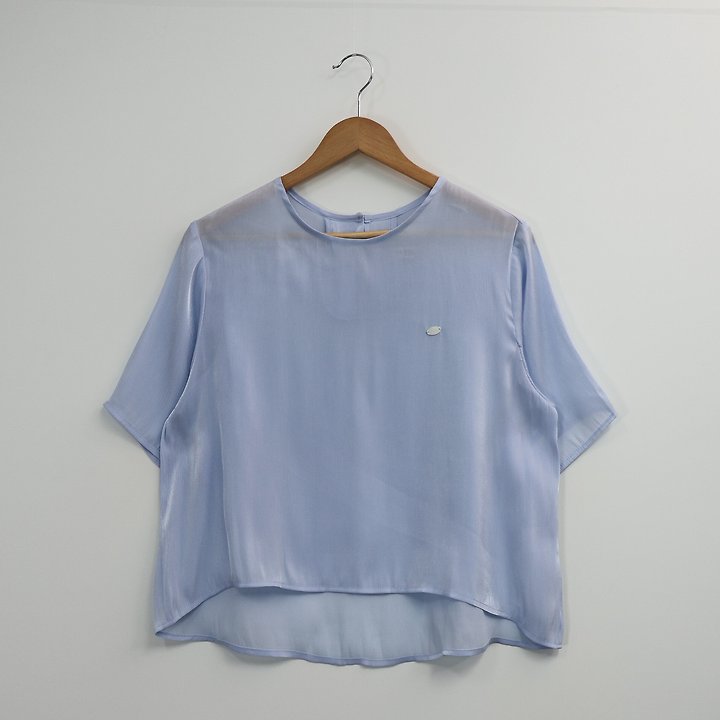 The Fine.b - Korean Women Fashion - #momslook - Metallic Blanc Blouse - 4