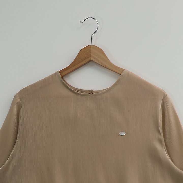 The Fine.b - Korean Women Fashion - #womensfashion - Metallic Blanc Blouse - 6
