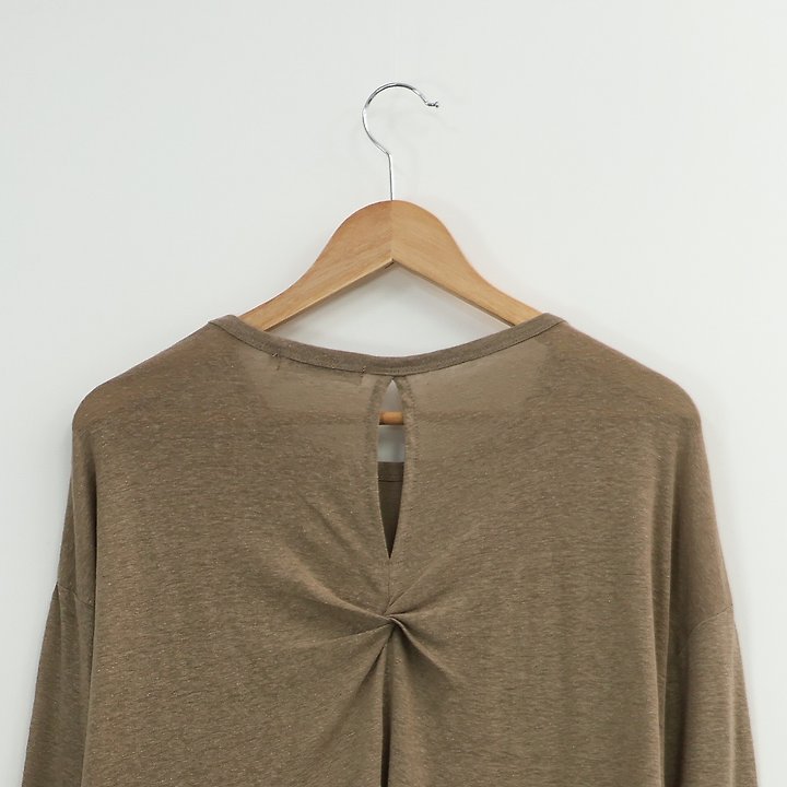 The Fine.b - Korean Women Fashion - #womensfashion - Linen Twist Tee - 10