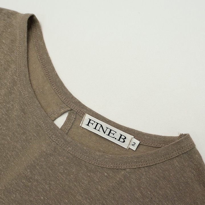 The Fine.b - Korean Women Fashion - #womensfashion - Linen Twist Tee - 12