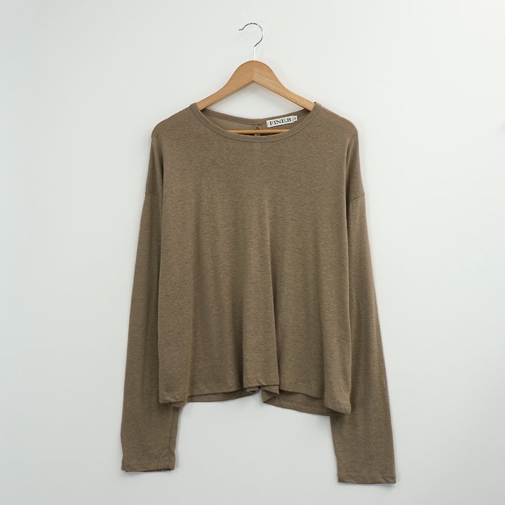 The Fine.b - Korean Women Fashion - #momslook - Linen Twist Tee - 4