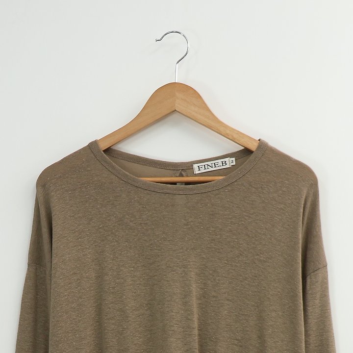 The Fine.b - Korean Women Fashion - #womensfashion - Linen Twist Tee - 8