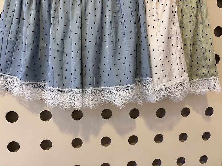 The Fine.b - Korean Women Fashion - #momslook - Dot Wrap Skirt - 4