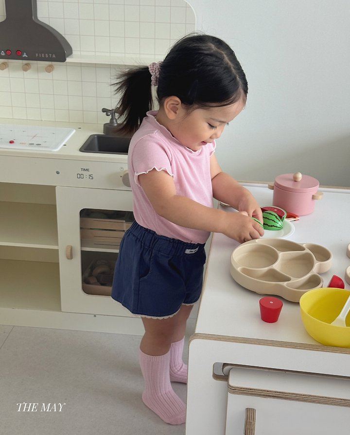 The May - Korean Children Fashion - #Kfashion4kids - Lace Frill Shorts