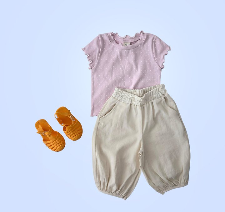 The May - Korean Children Fashion - #childofig - Dot Wavy Tee - 12