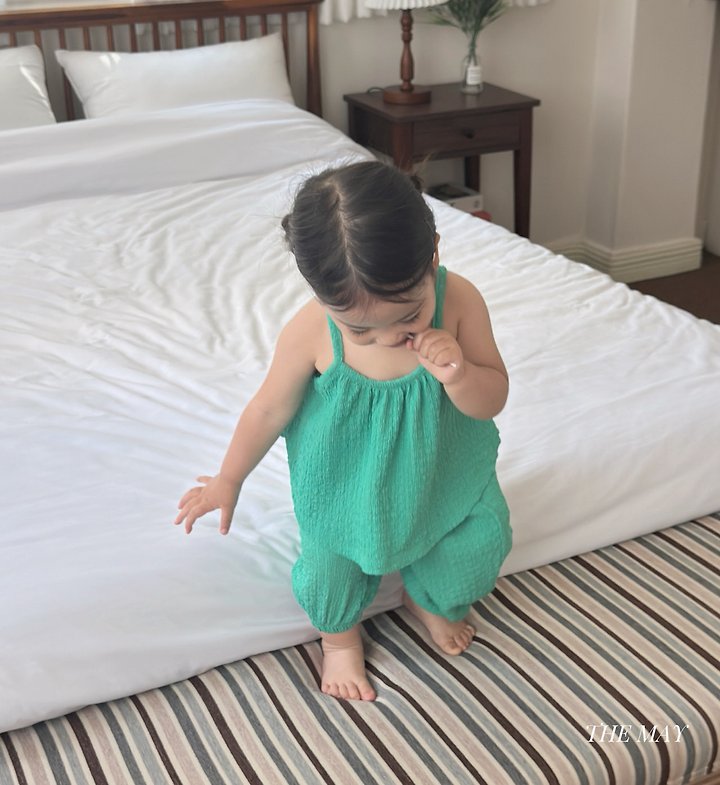 The May - Korean Children Fashion - #childofig - Sweet Pleated Sleeveless Set - 2