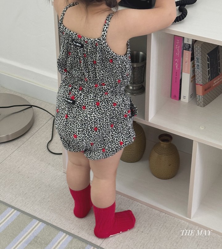 The May - Korean Children Fashion - #designkidswear - Leopard Pleats Summer Set - 8