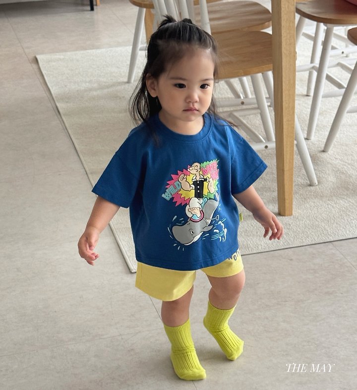 The May - Korean Children Fashion - #designkidswear - Wild Water Short Sleeve Tee - 3