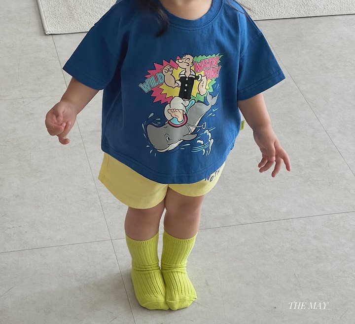 The May - Korean Children Fashion - #designkidswear - Wild Water Short Sleeve Tee - 4