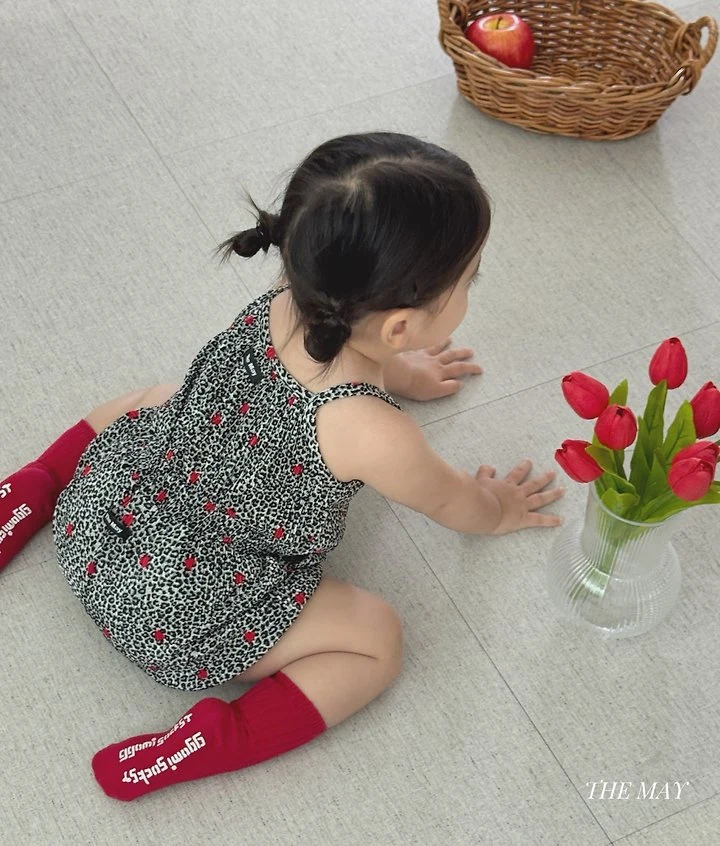 The May - Korean Children Fashion - #fashionkids - Leopard Pleats Summer Set - 10