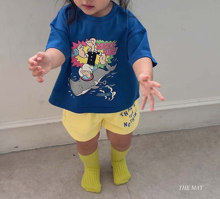 The May - Korean Children Fashion - #fashionkids - Wild Water Short Sleeve Tee - 5