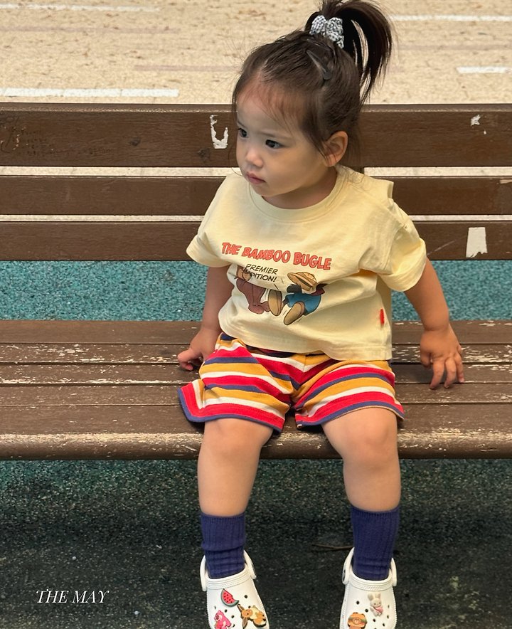 The May - Korean Children Fashion - #kidsshorts - Beach Stripe Pants - 3