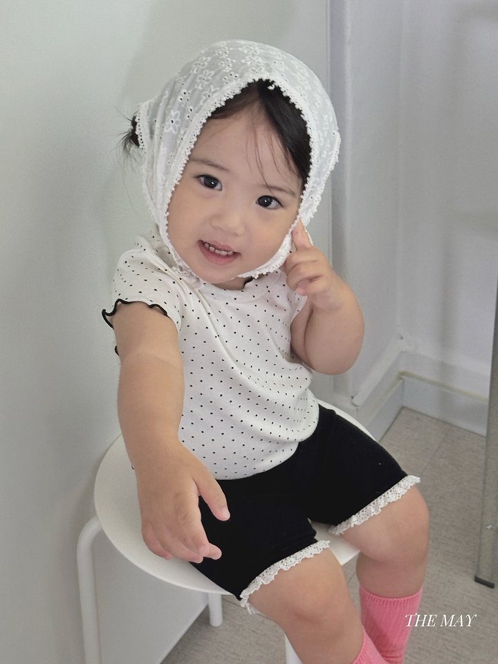 The May - Korean Children Fashion - #kidsshorts - Dot Wavy Tee