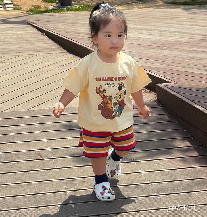 The May - Korean Children Fashion - #kidsshorts - Beach Stripe Pants - 4