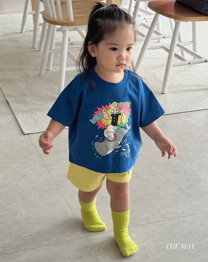 The May - Korean Children Fashion - #kidzfashiontrend - Wild Water Short Sleeve Tee - 8