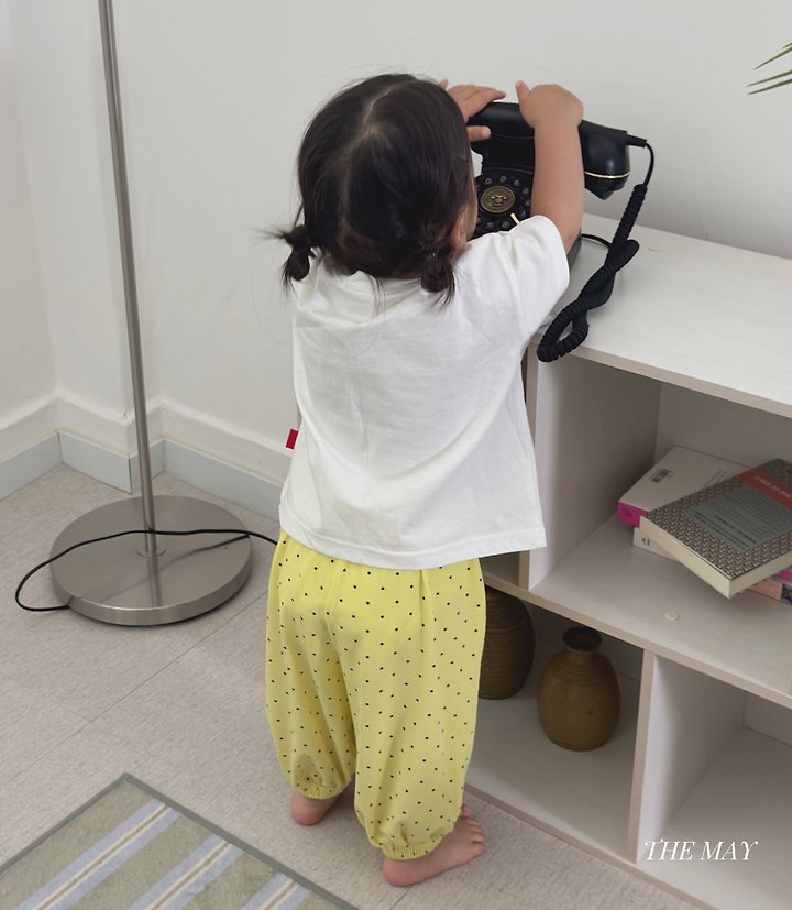 The May - Korean Children Fashion - #kidzfashiontrend - Cool Dot Pants - 7