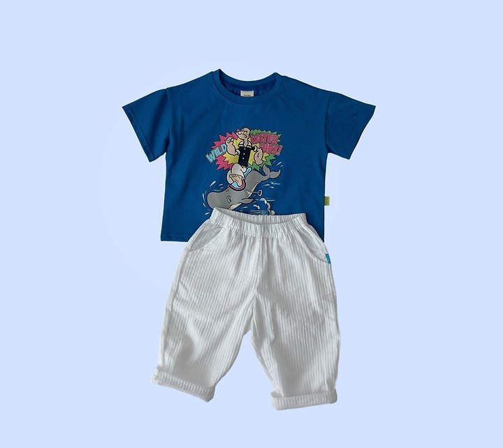 The May - Korean Children Fashion - #littlefashionista - Wild Water Short Sleeve Tee - 10