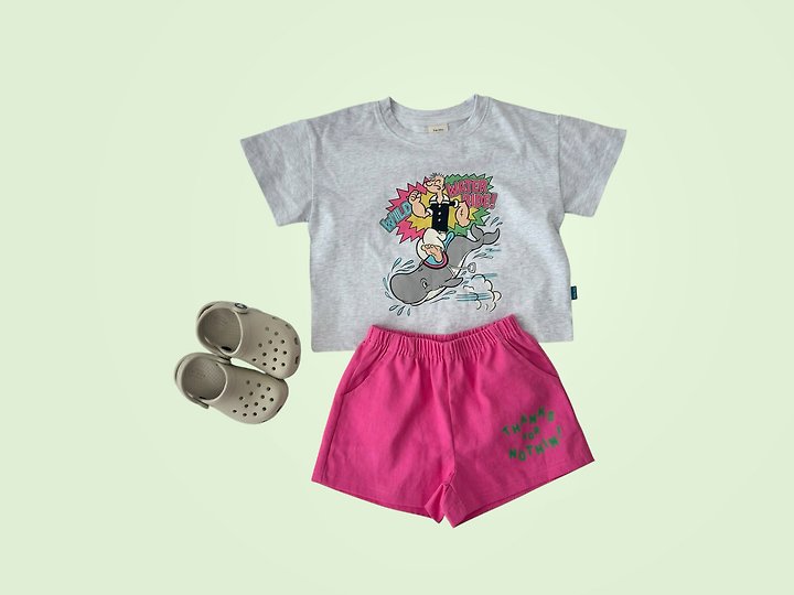 The May - Korean Children Fashion - #magicofchildhood - Wild Water Short Sleeve Tee - 11