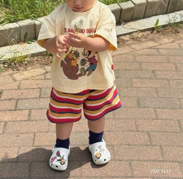 The May - Korean Children Fashion - #magicofchildhood - Beach Stripe Pants - 8