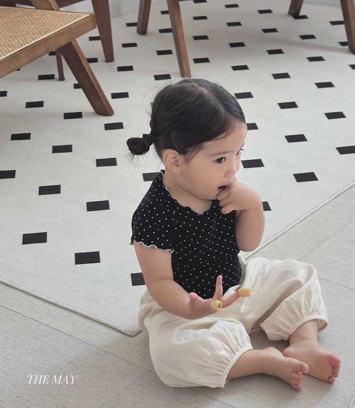 The May - Korean Children Fashion - #magicofchildhood - Dot Wavy Tee - 6