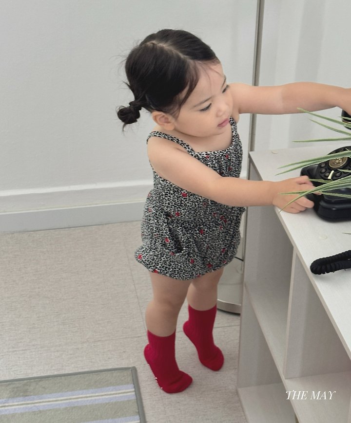 The May - Korean Children Fashion - #minifashionista - Leopard Pleats Summer Set - 3