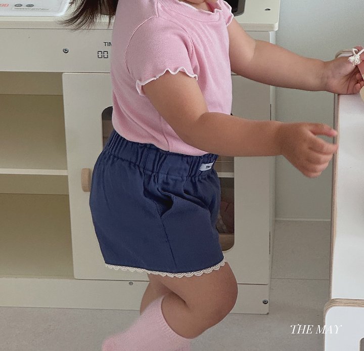 The May - Korean Children Fashion - #magicofchildhood - Lace Frill Shorts - 4