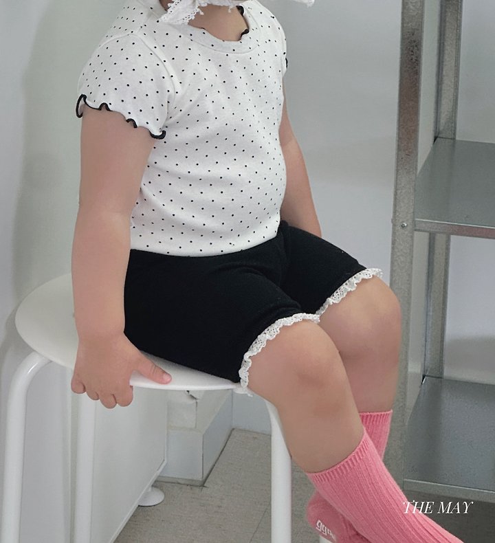 The May - Korean Children Fashion - #minifashionista - Lace Leggings - 3