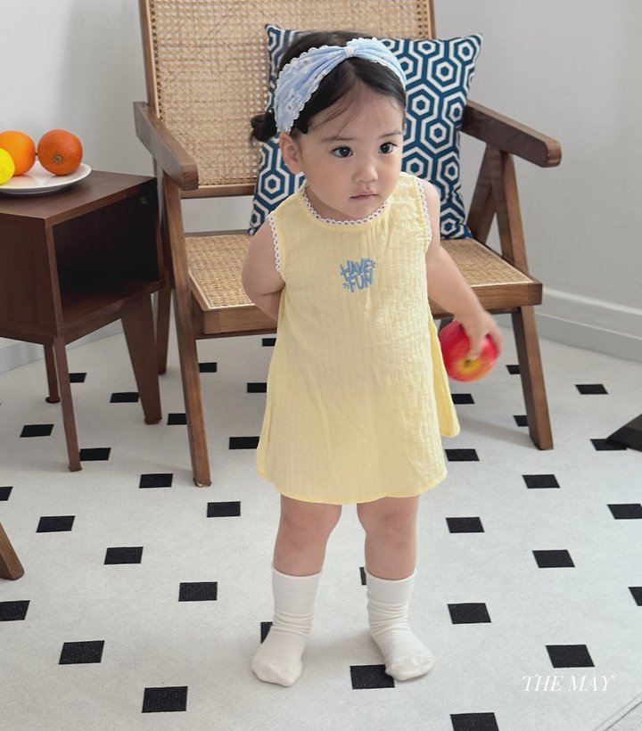 The May - Korean Children Fashion - #minifashionista - Fun Lace Mini One-piece