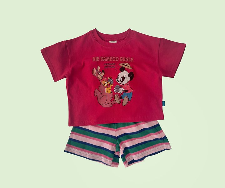 The May - Korean Children Fashion - #todddlerfashion - Beach Stripe Pants - 11