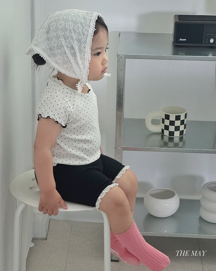 The May - Korean Children Fashion - #todddlerfashion - Lace Leggings - 5